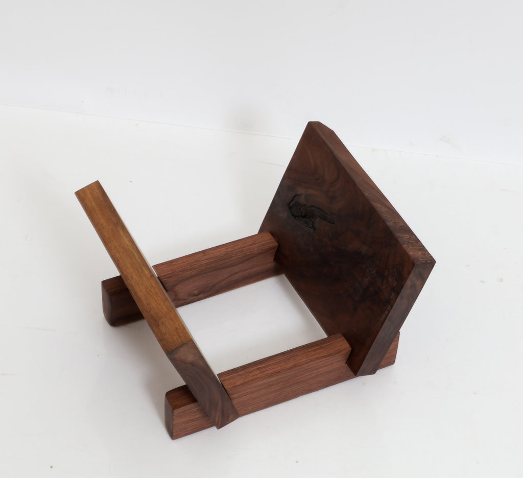 Soporte de Vinilos L - Nogal Macizo