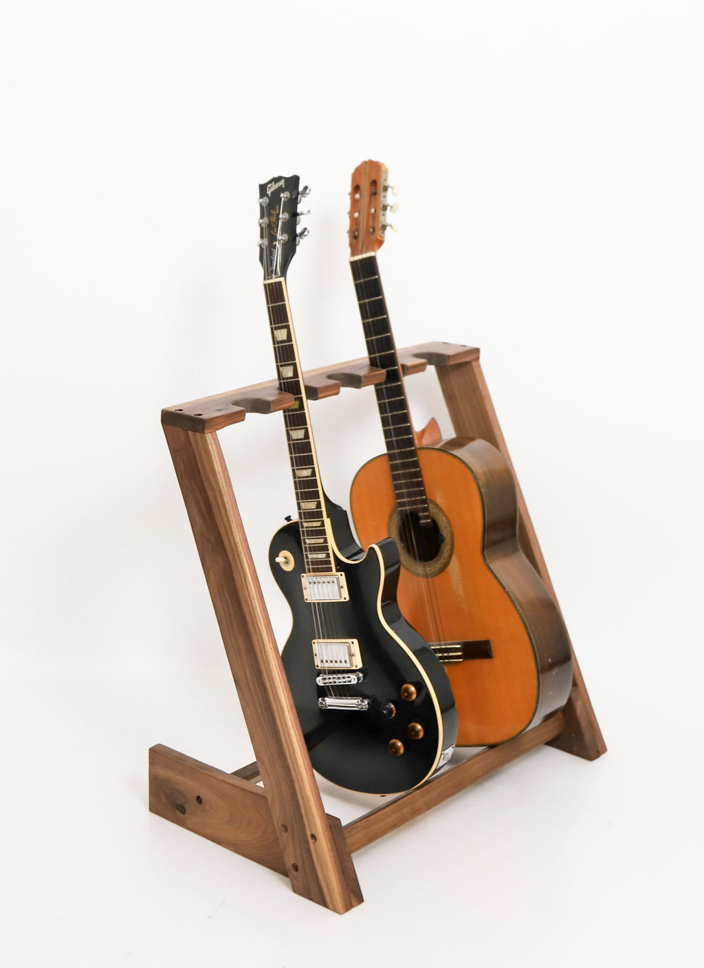 Soporte - 5 Guitarras - Nogal Macizo