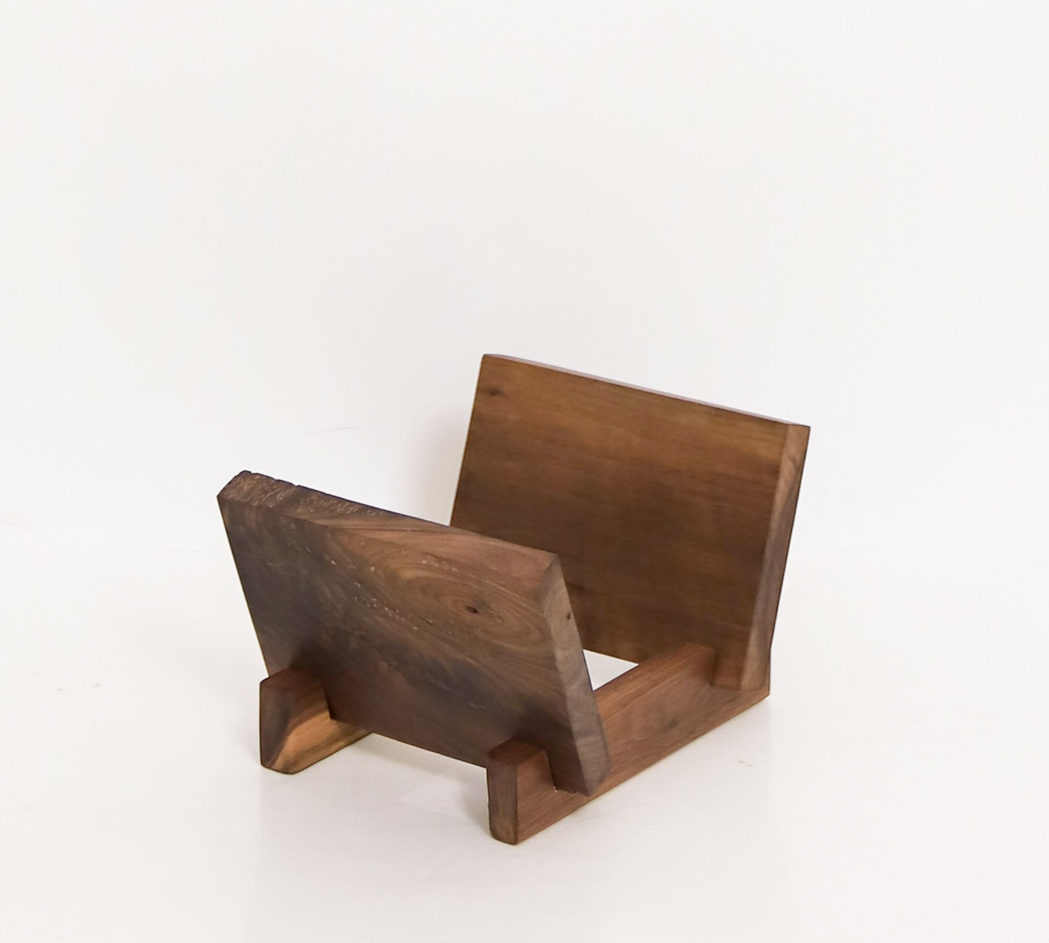 Soporte de Vinilos L - Nogal Macizo